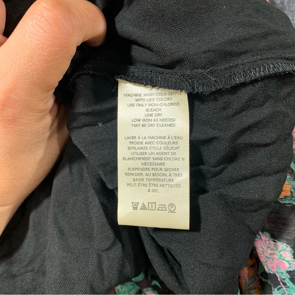 NWT FREE PEOPLE WOMEN'S SEE IT THROUGH FLORAL LONG SLEEVE MAXI DRESS Medium F11 - Picture 6 of 7